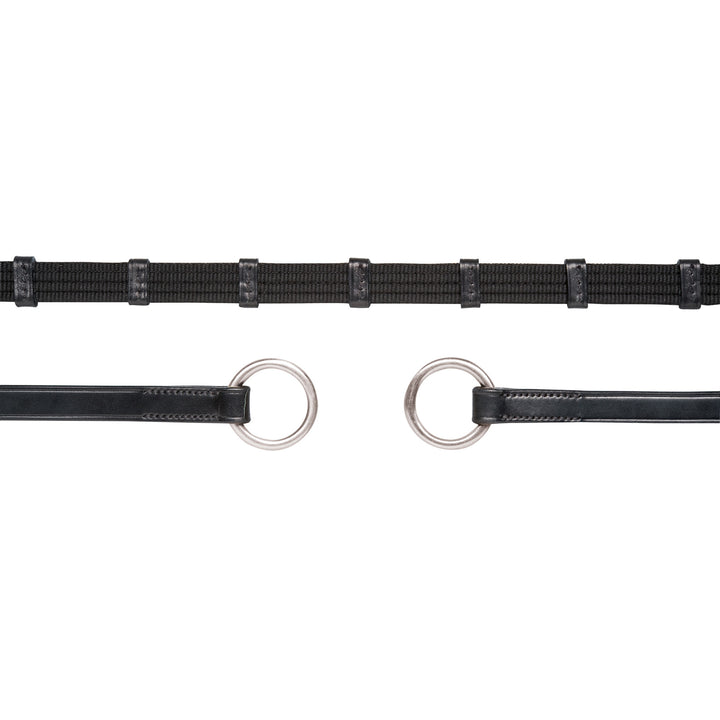 Schockemohle Classic Double Stop Ring Web Reins - Reins - Kingdom Equestrian