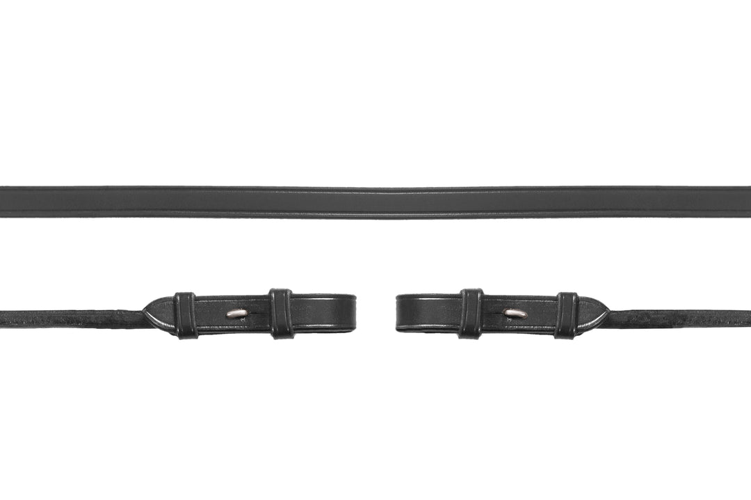 Schockemohle Double Bridle Reins - Rolled Leather