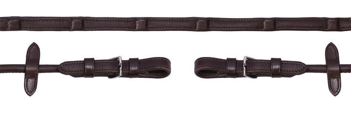 Schockemohle Durasoft Rolled Reins - Reins - Kingdom Equestrian