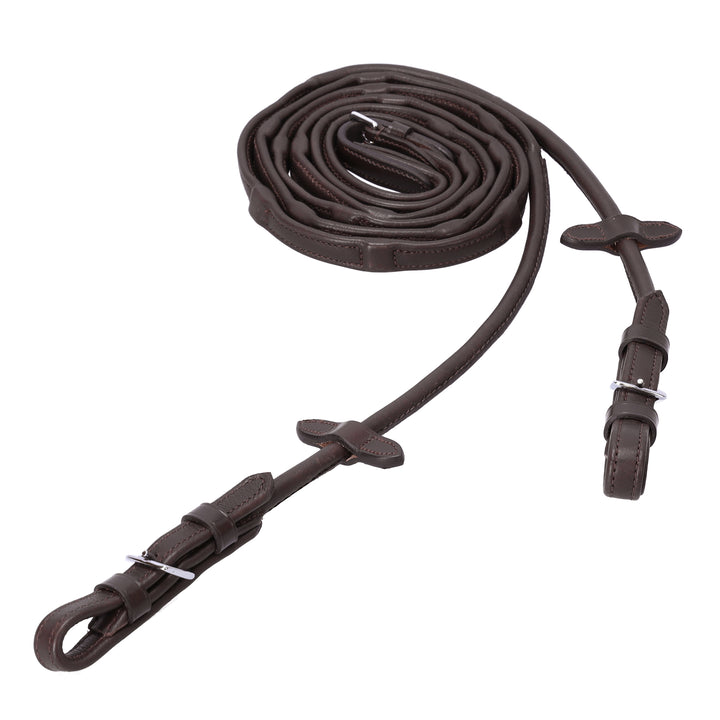 Schockemohle Durasoft Rolled Reins - Reins - Kingdom Equestrian