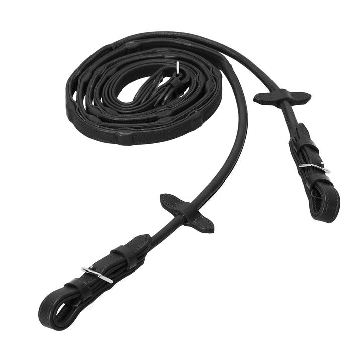 Schockemohle Durasoft Rolled Grip Reins - Reins - Kingdom Equestrian