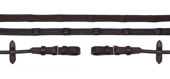 Schockemohle Durasoft Rolled Grip Reins - Reins - Kingdom Equestrian