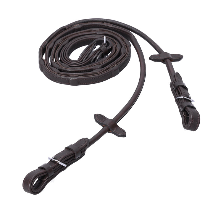 Schockemohle Durasoft Rolled Grip Reins - Reins - Kingdom Equestrian