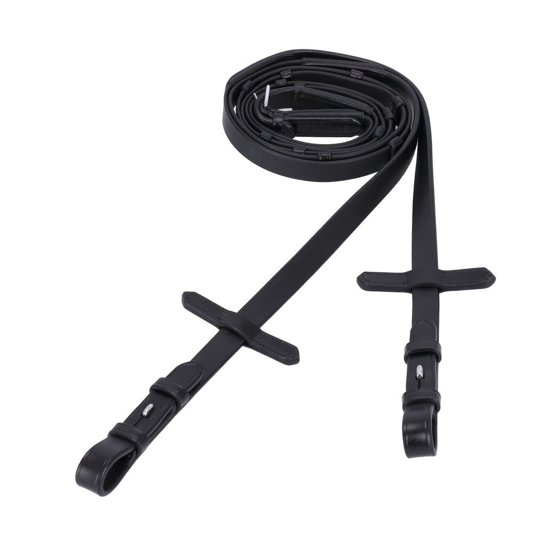 Schockemohle Soft Rubber Reins With Stops - Reins - Kingdom Equestrian