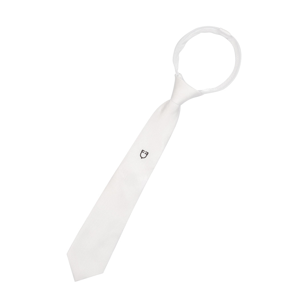 Equestro Honeycomb Competition Tie - White