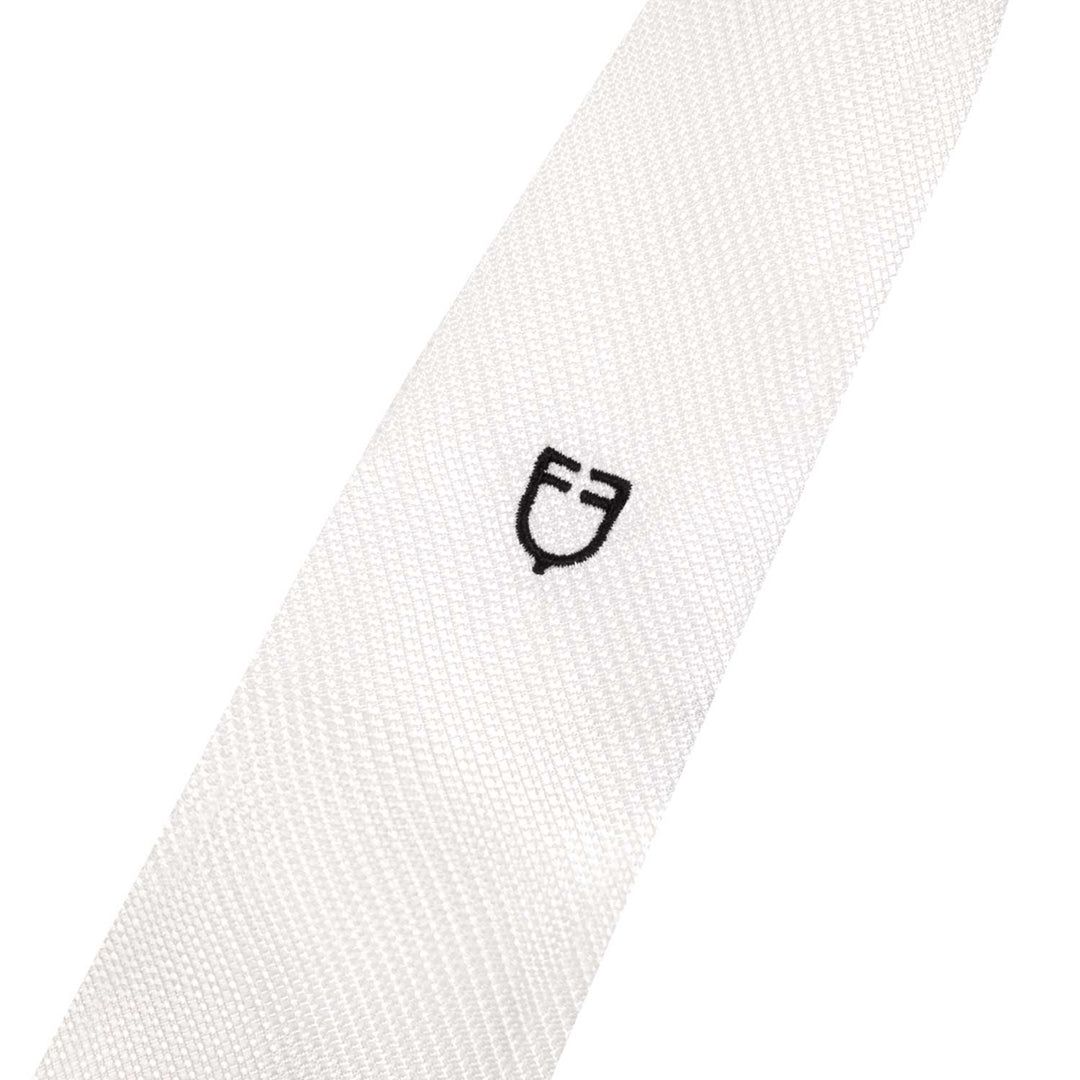 Equestro Honeycomb Competition Tie - White