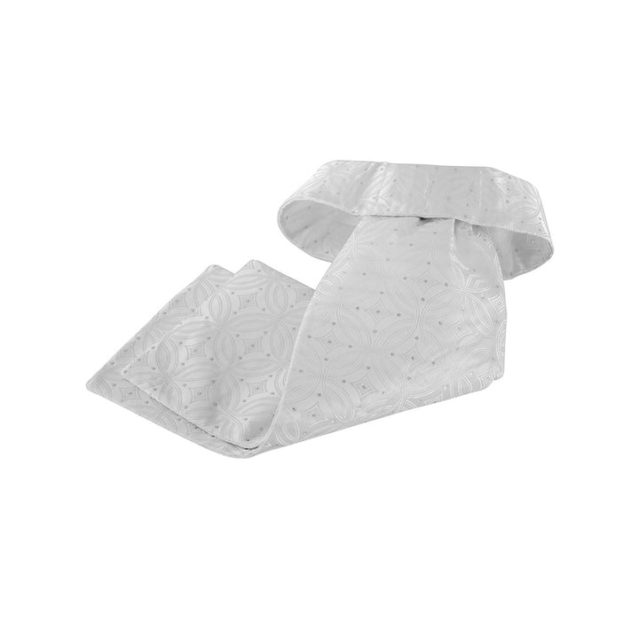 Equestro Silver Lined Plastron - White