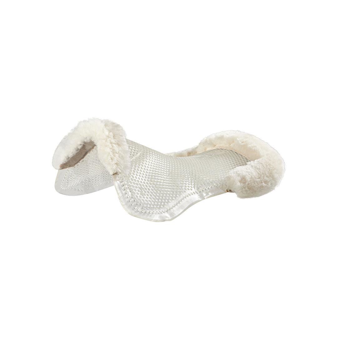 Acavallo Gel Non-Slip Sheepskin Classic Half Cut-Out Pony Half Pad