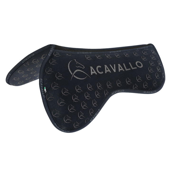 Acavallo Memory Foam 3D Spacer Silicone Grip Half Pad - Jumping - Blue