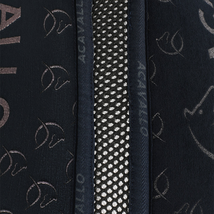 Acavallo Memory Foam 3D Spacer Silicone Grip Half Pad - Jumping - Blue