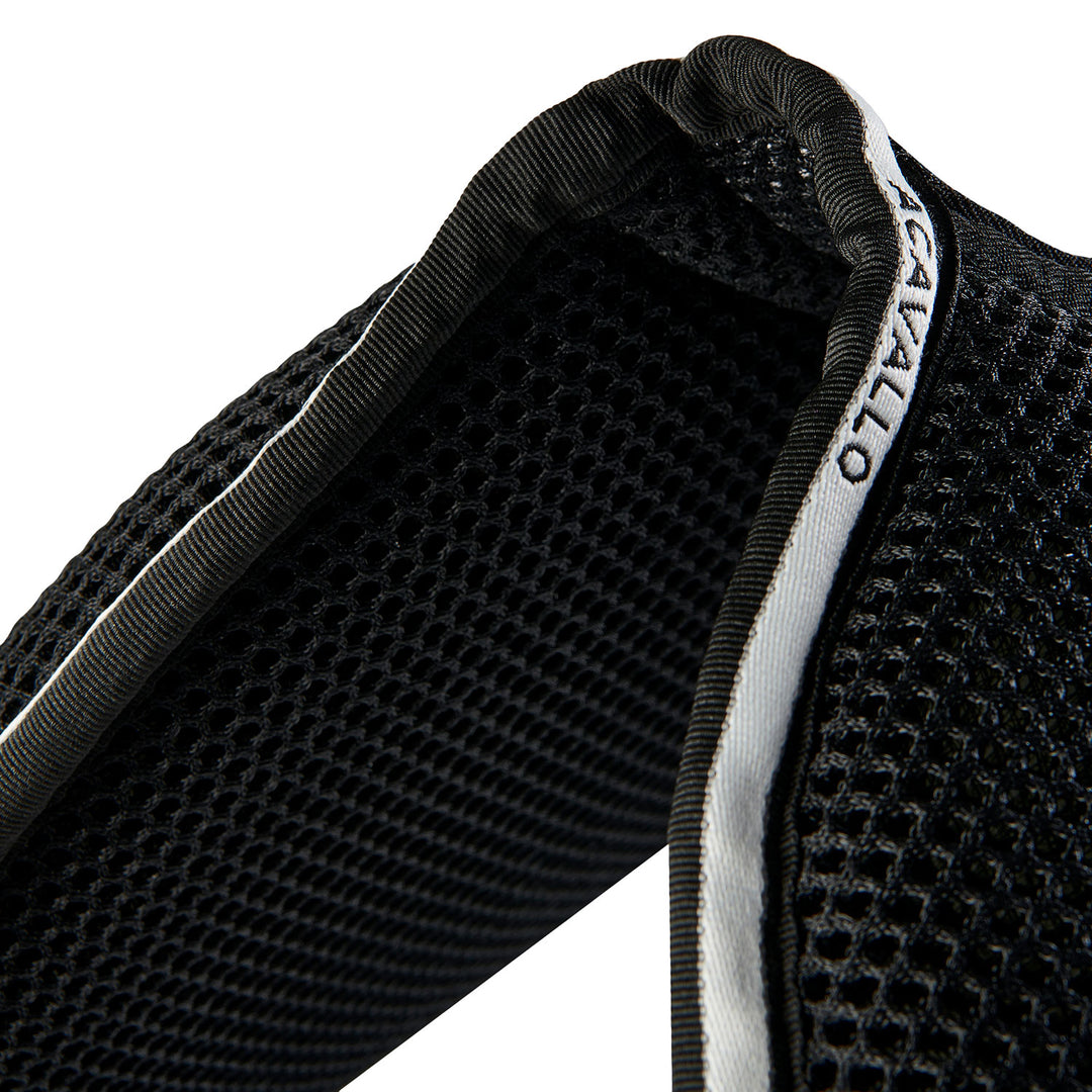 Acavallo Memory Foam 3D Spacer Half Pad - Jumping - Black