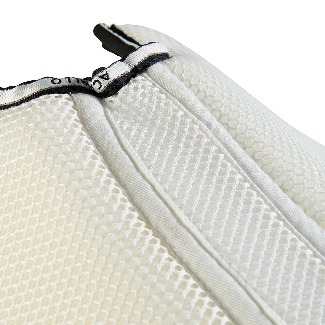 Acavallo Memory Foam 3D Spacer Half Pad - Dressage - White