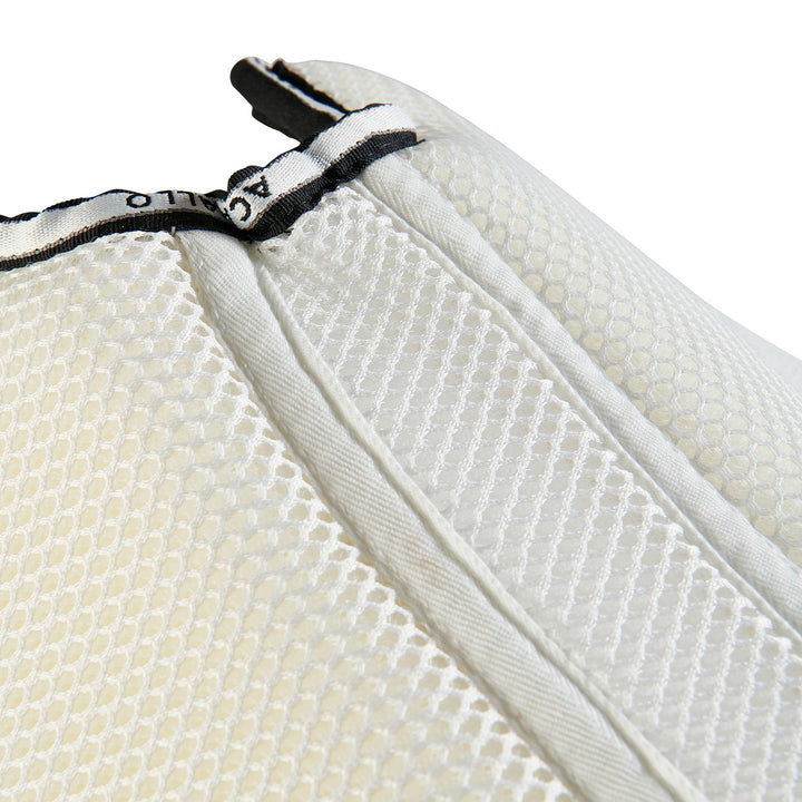 Acavallo Memory Foam 3D Spacer Half Pad - Dressage - White