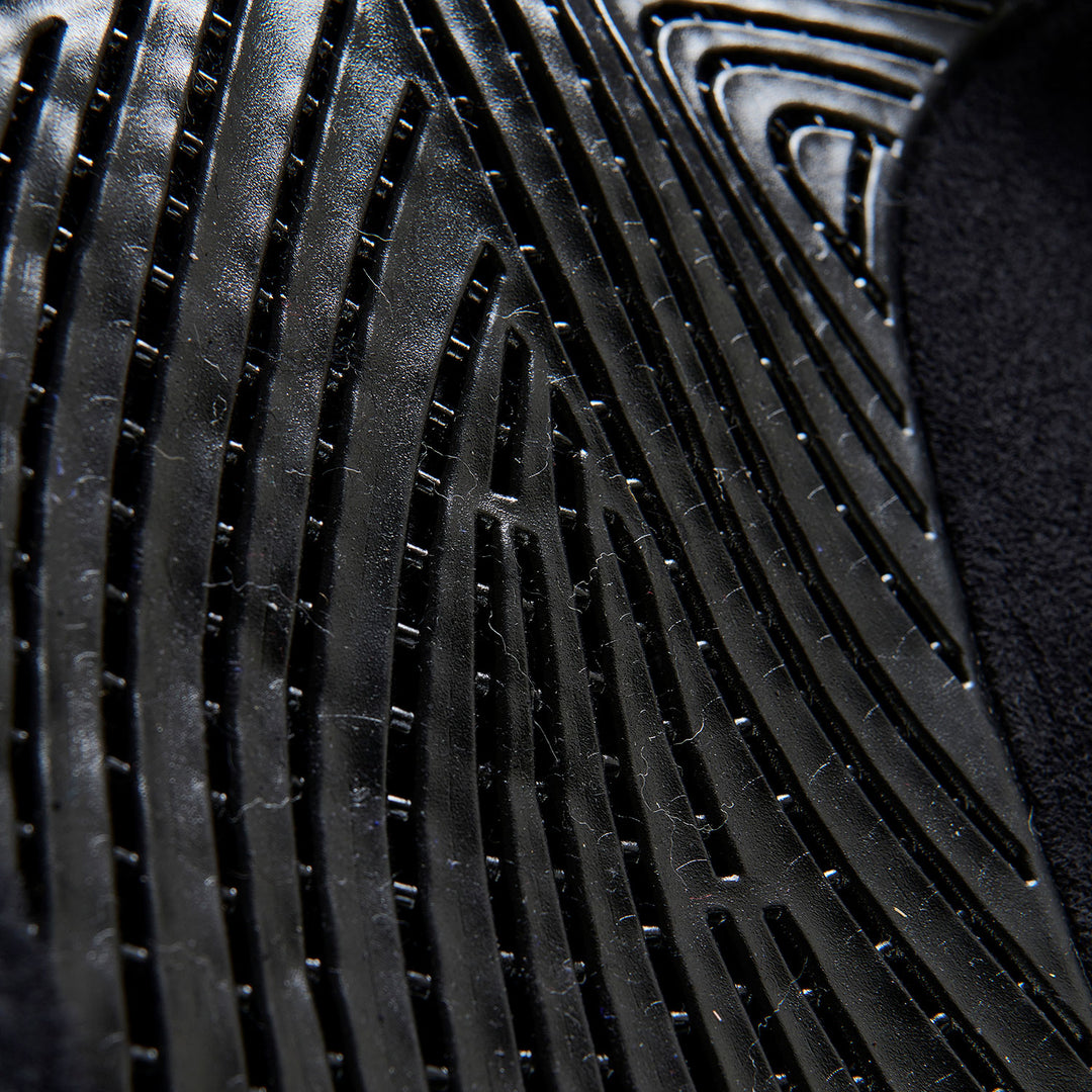 Acavallo Saddle Pad JS Classic Numnah Gel Grip - Black - Sheepskin Black