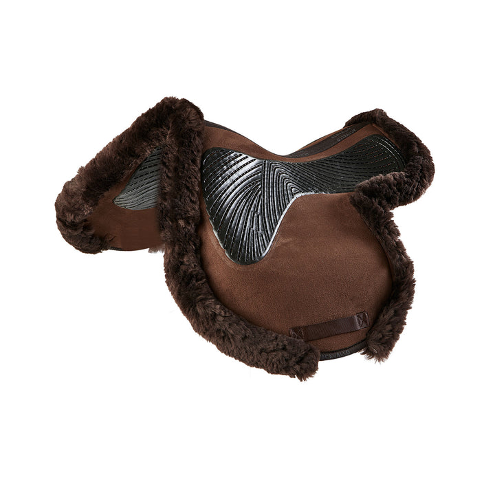 Acavallo Saddle Pad JS Classic Numnah Gel Grip - Brown