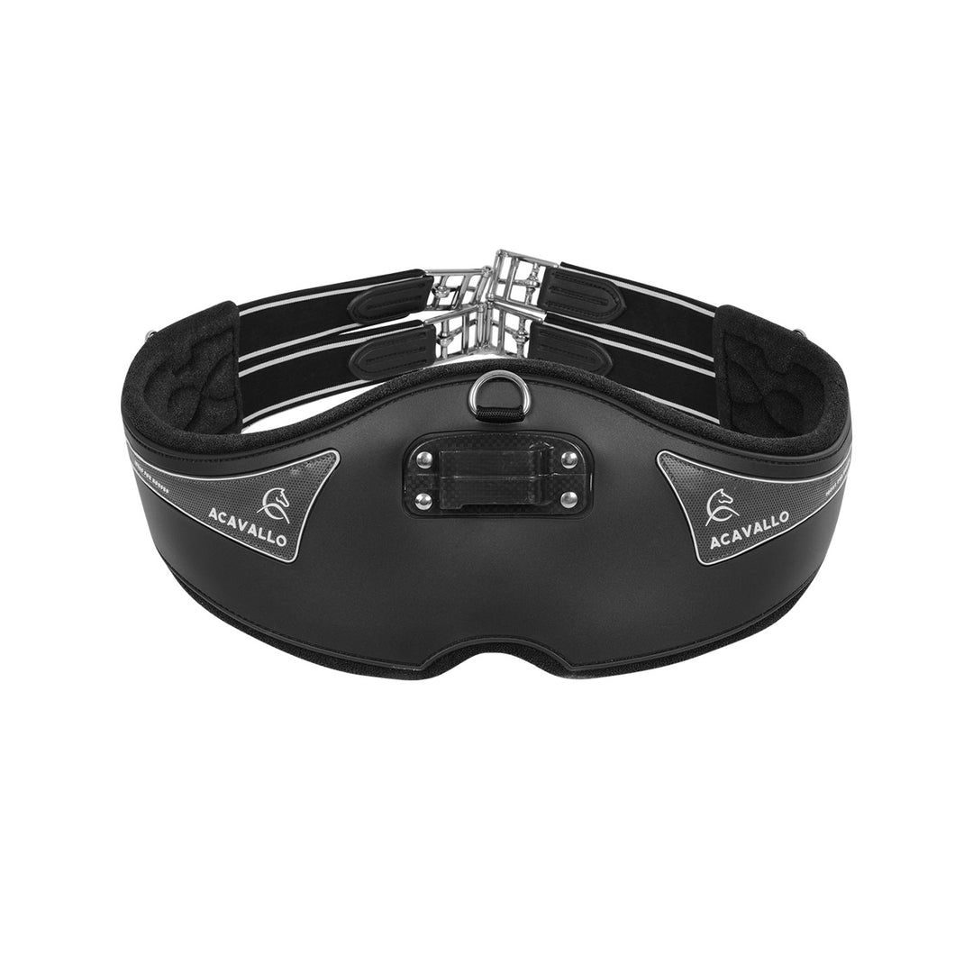 Acavallo Jumping Girth Gel PVC - Black