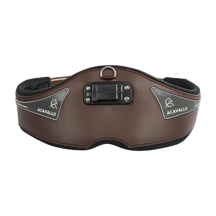 Acavallo Jumping Girth Gel PVC - Dark Brown