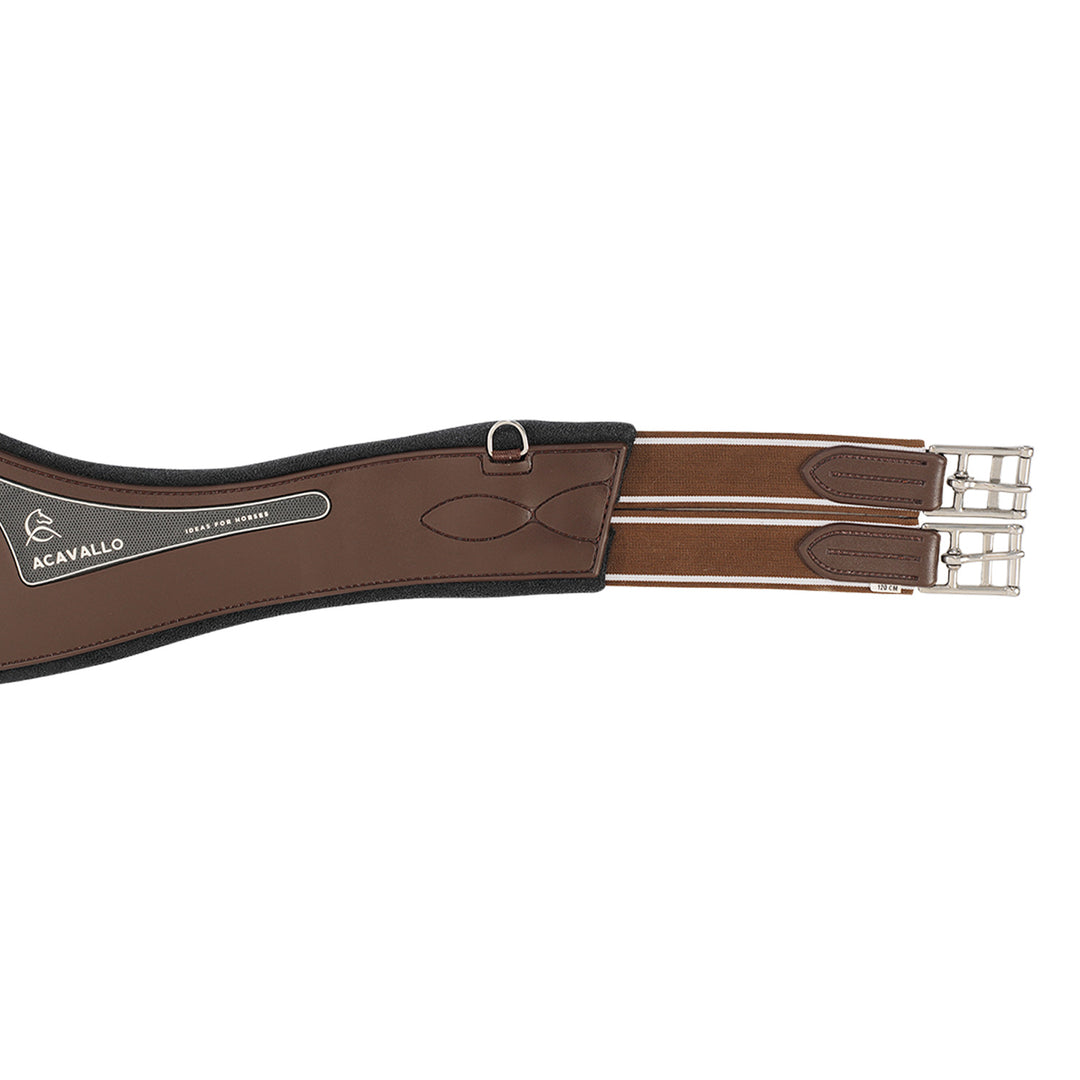 Acavallo Jumping Girth Gel PVC - Dark Brown