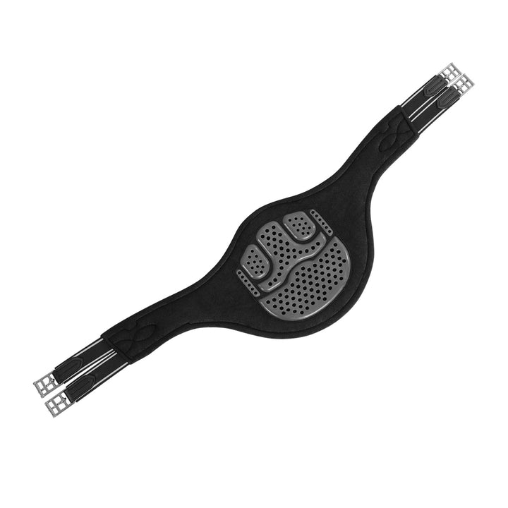 Acavallo Jumping Stud Guard Girth Gel Classic PVC - Black