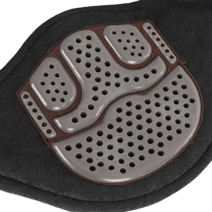 Acavallo Jumping Stud Guard Girth Gel Classic PVC - Dark Brown