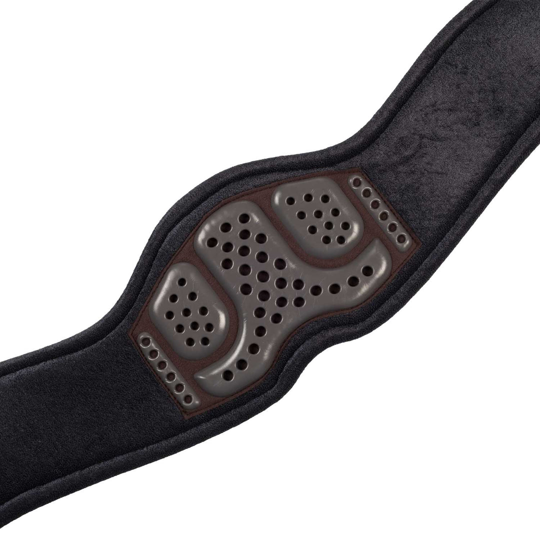 Acavallo Anatomical Dressage Girth Gel PVC - Dark Brown