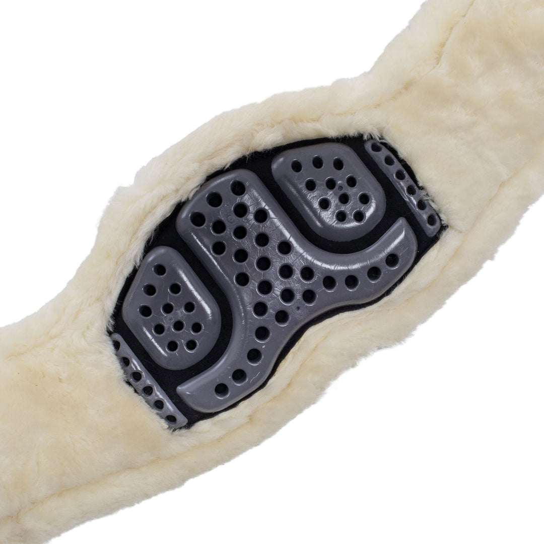 Acavallo Dressage Girth Classic Gel Sheepskin - Black
