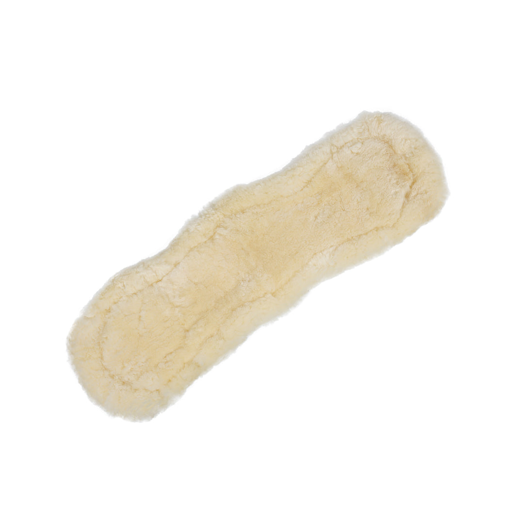 Acavallo Shaped Girth Sleeve Classic Gel Sheepskin - Natural