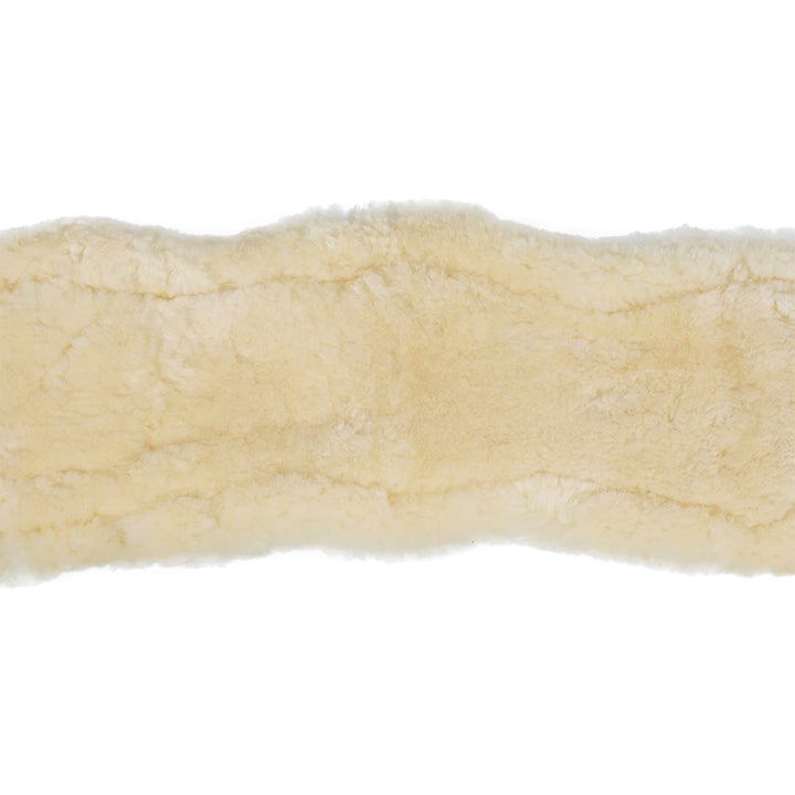 Acavallo Shaped Girth Sleeve Classic Gel Sheepskin - Natural
