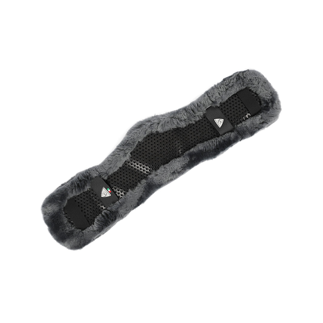 Acavallo Shaped Girth Sleeve Classic Gel Sheepskin - Grey