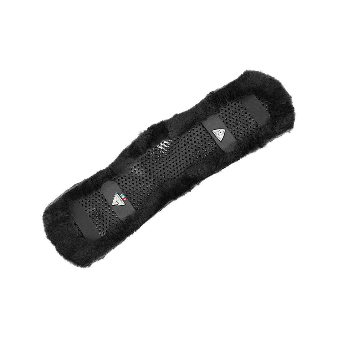 Acavallo Shaped Girth Sleeve Classic Gel Sheepskin - Black