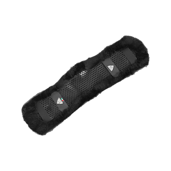 Acavallo Shaped Girth Sleeve Classic Gel Sheepskin - Black