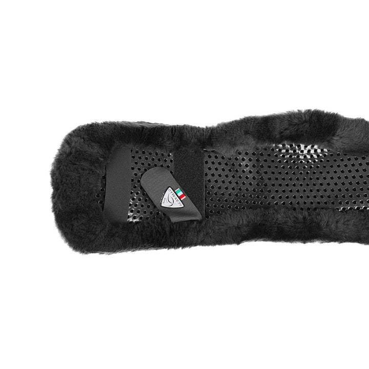 Acavallo Shaped Girth Sleeve Classic Gel Sheepskin - Black