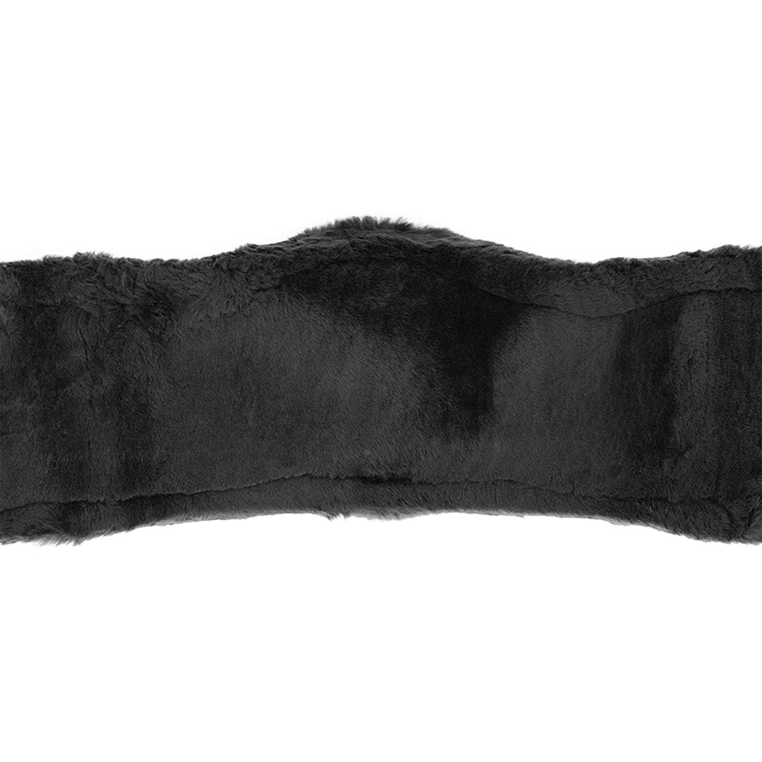 Acavallo Shaped Girth Sleeve Classic Gel Sheepskin - Black