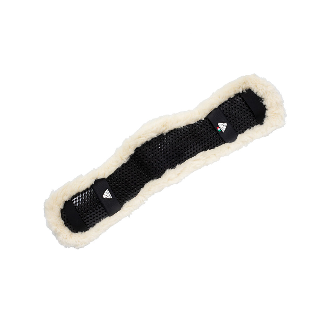 Acavallo Shaped Girth Sleeve Classic Gel Faux Sheepskin