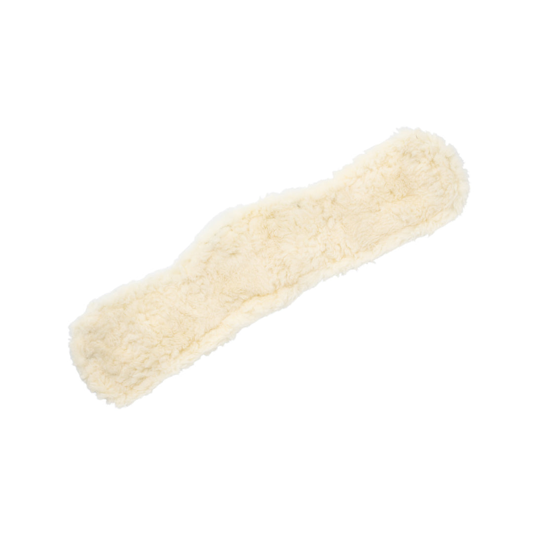 Acavallo Shaped Girth Sleeve Classic Gel Faux Sheepskin - Natural