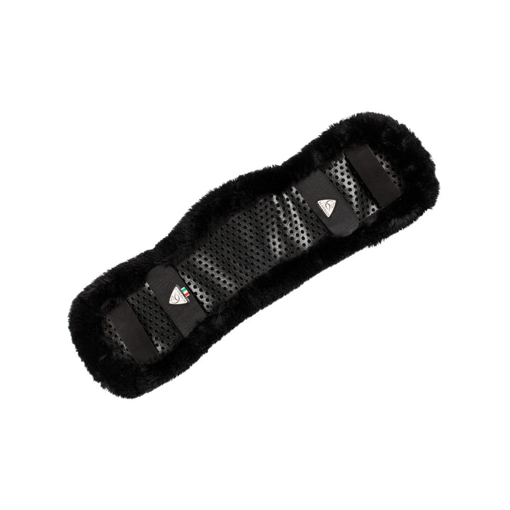 Acavallo Shaped Girth Sleeve Classic Gel Faux Sheepskin - Black