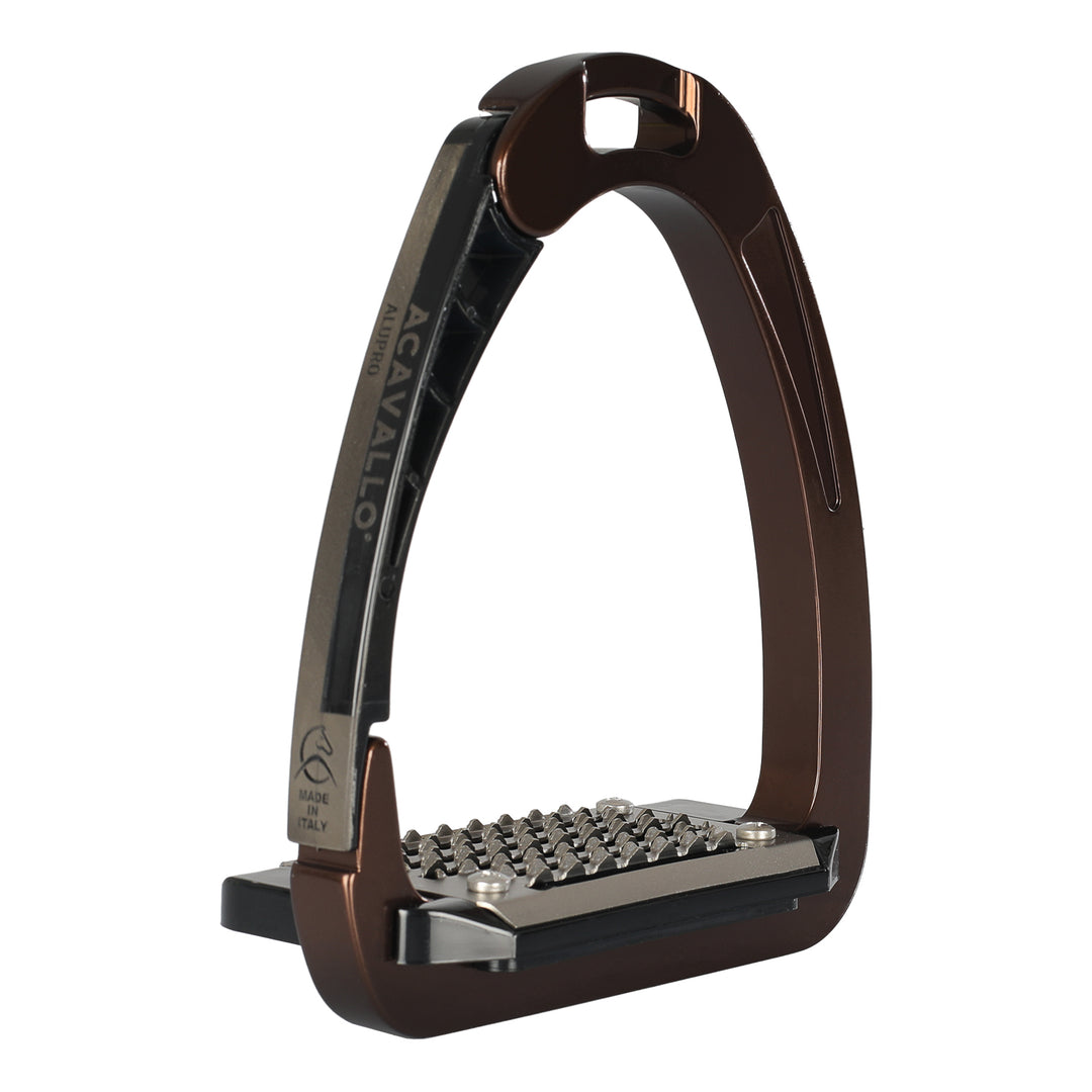 Acavallo Arena Alupro Stirrups - Brown