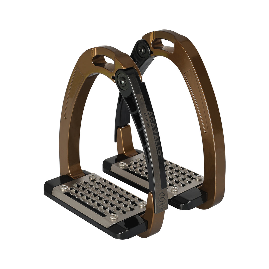 Acavallo Arena Alupro Stirrups - Bronze