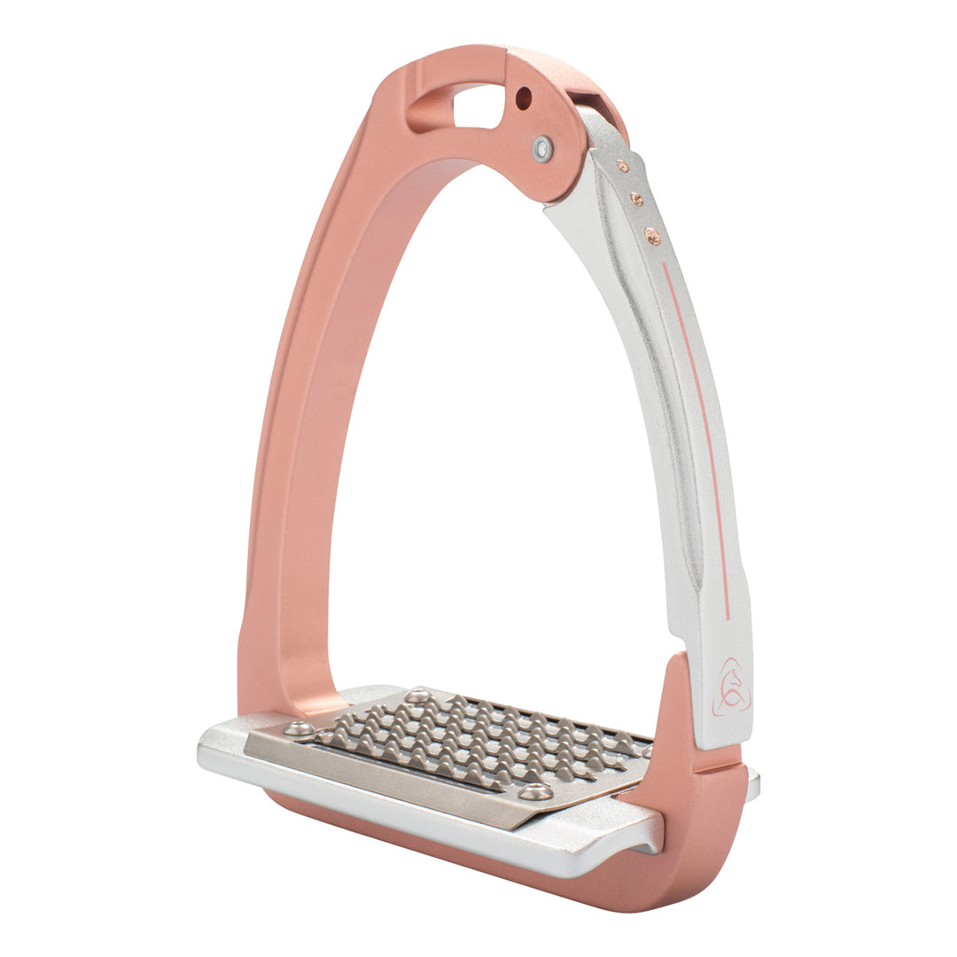 Acavallo Arena Aluplus 2.0 Stirrups Crystals - Antique Rose
