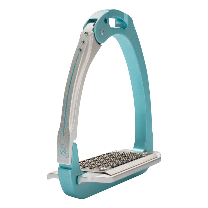 Acavallo Arena Aluplus 2.0 Stirrups Crystals - Sky Blue