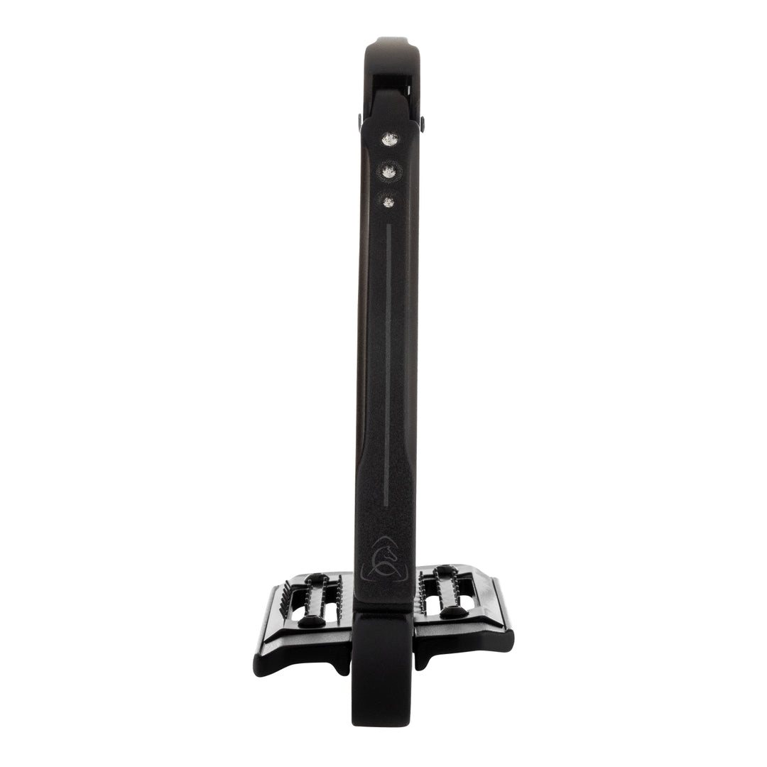 Acavallo Arena Aluplus 2.0 Stirrups Crystals - Total Black