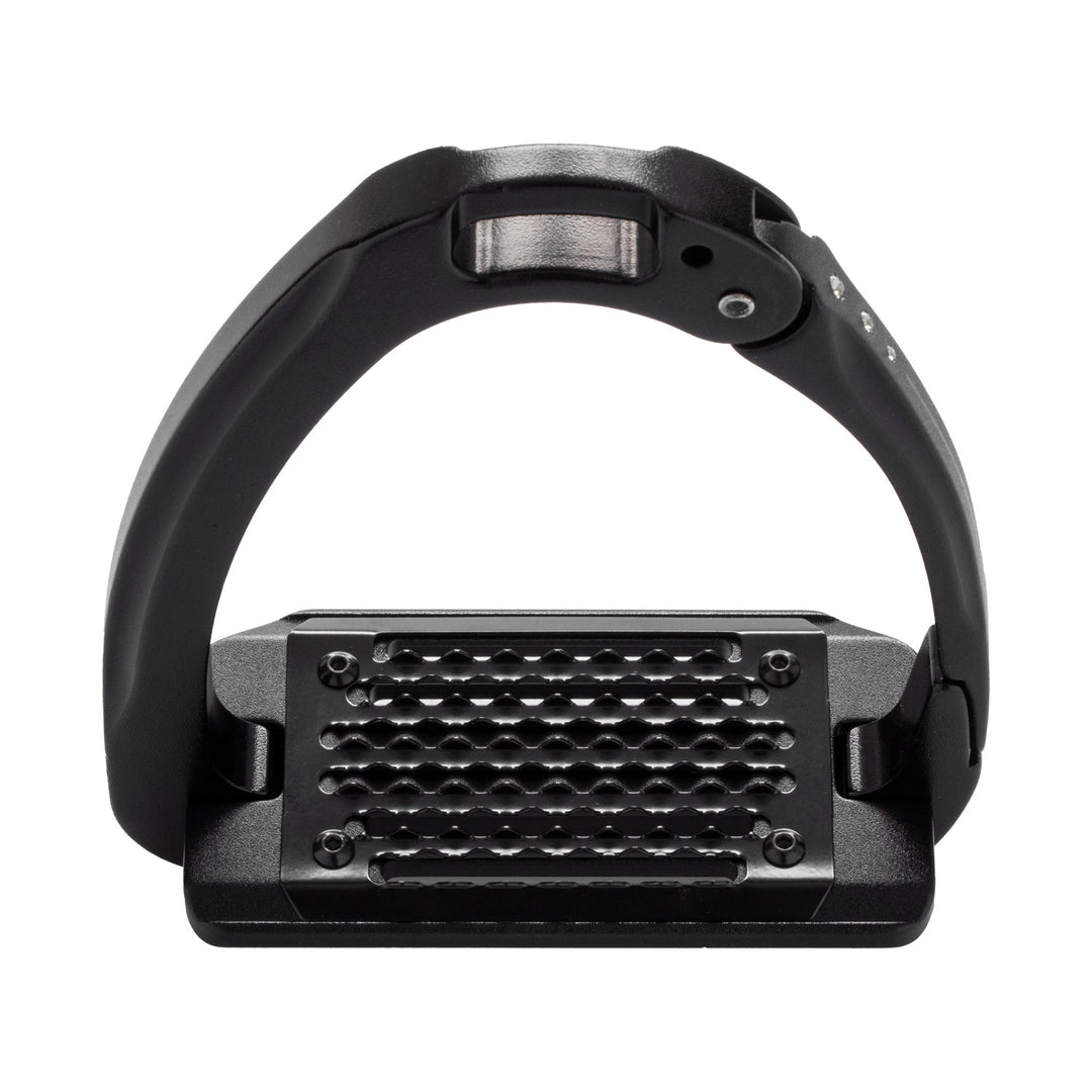 Acavallo Arena Aluplus 2.0 Stirrups Crystals - Total Black