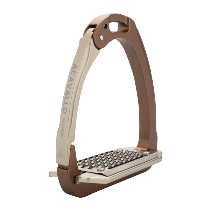 Acavallo Arena Aluplus 2.0 Stirrups - Golden Brown