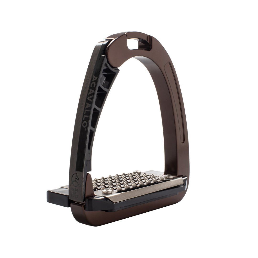 Acavallo Arena Alupro Junior Stirrups - Brown