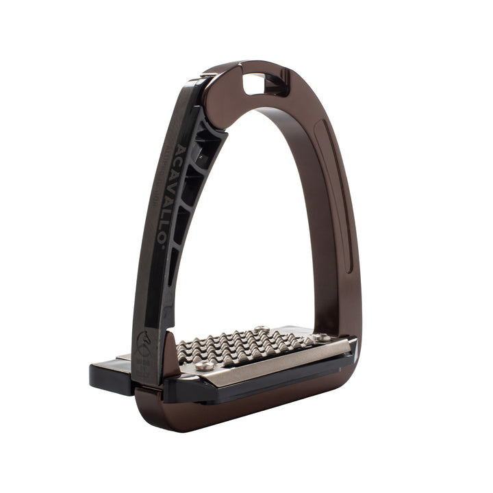 Acavallo Arena Alupro Junior Stirrups - Brown