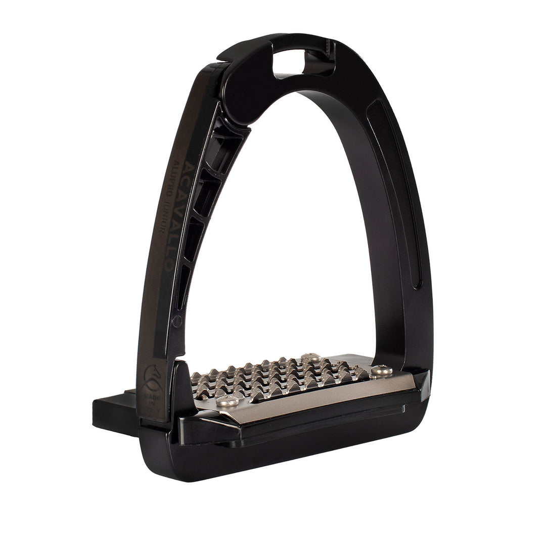 Acavallo Arena Alupro Junior Stirrups - Black