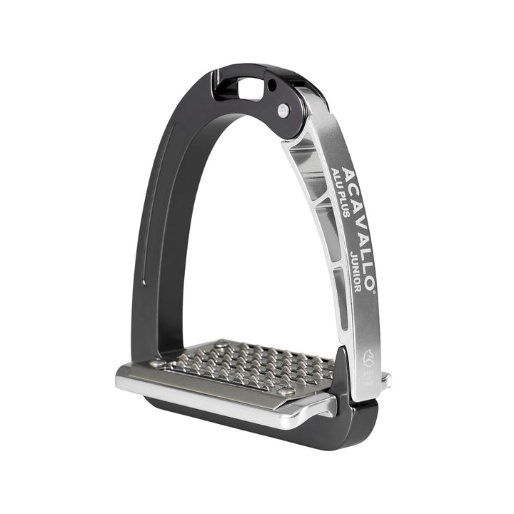 Acavallo Arena Aluplus Junior Stirrups - Charcoal