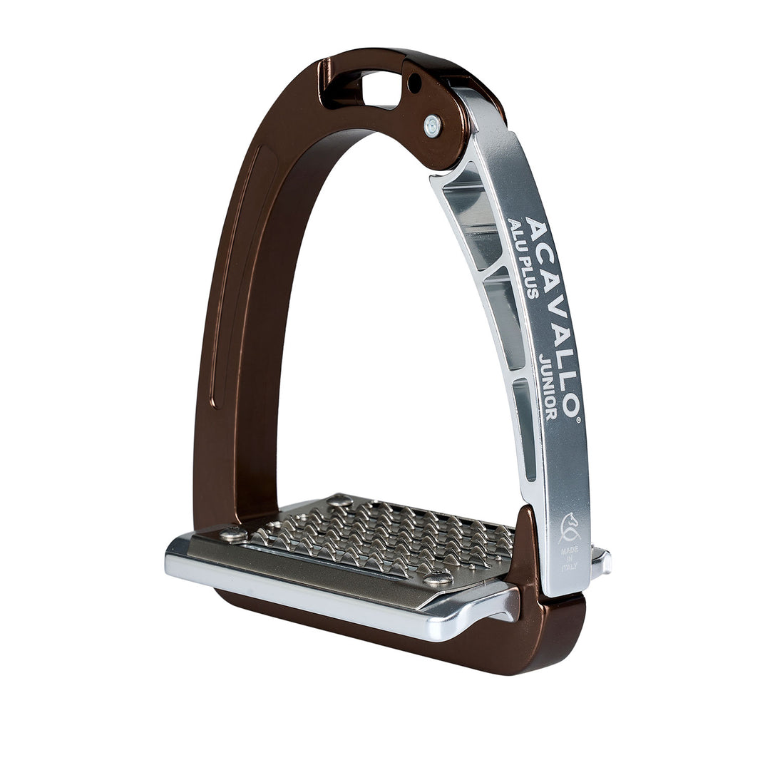 Acavallo Arena Aluplus Junior Stirrups - Brown
