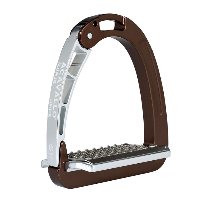 Acavallo Arena Aluplus Junior Stirrups - Brown