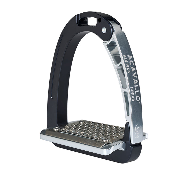 Acavallo Arena Aluplus Junior Stirrups - Black